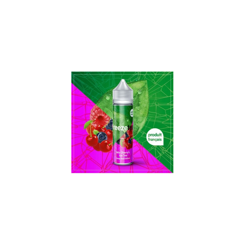 Mix Cherry's Ice Tea 50ml Freeze Tea by / Made In Vape