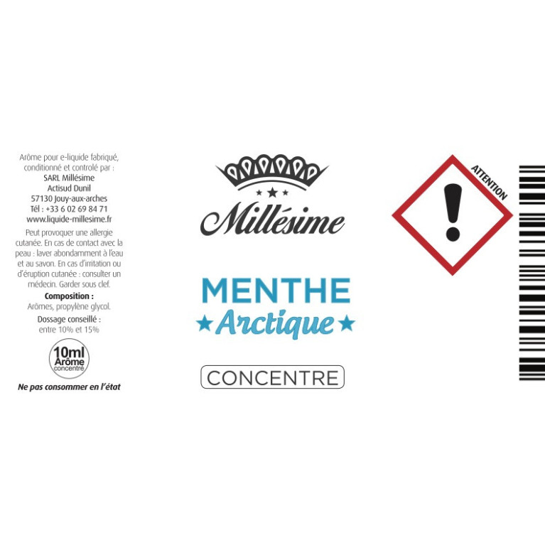 Concentré Menthe Arctique / Millesime