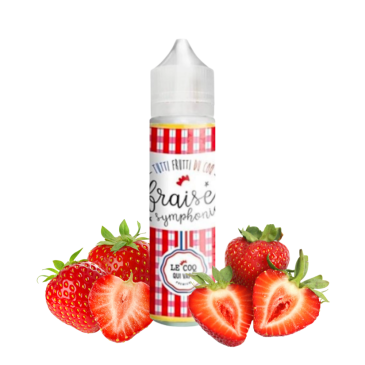 Fraise Symphonie 50ml par Le Coq Qui Vape