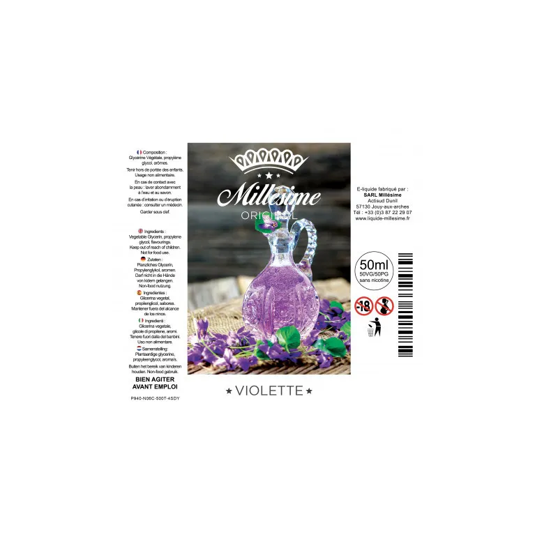 Eliquide Violette / Millesime