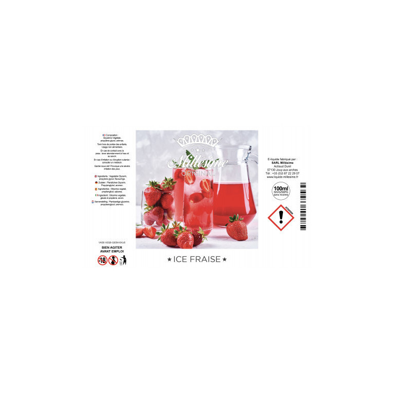 Ice Fraise 100ml Collector / Millesime