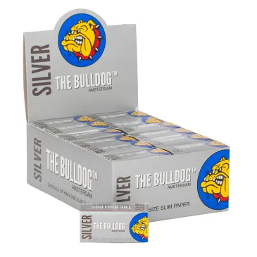 The Bulldog Silver 5 Metres Rolls Papiers à Rouler King Size