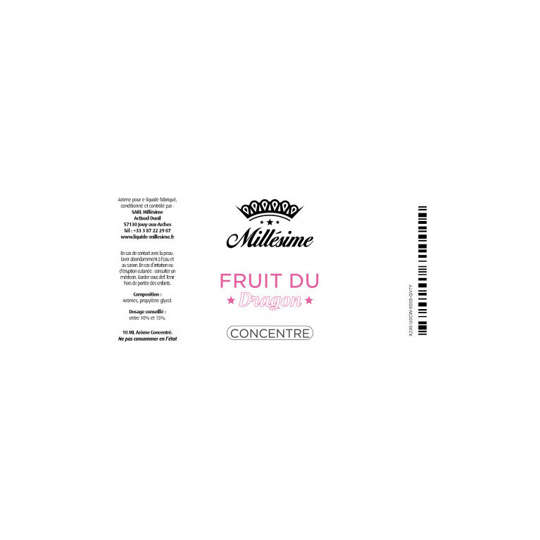 Concentré Fruit du dragon / Millésime