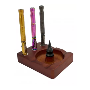 Wooden Stand & Debowler For VapCap / Dynavap