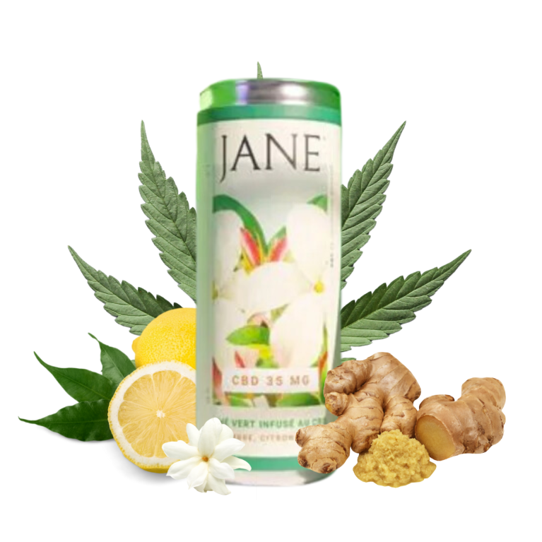 Thé au CBD 35mg  Gingembre, Citron & Jasmin / Jane