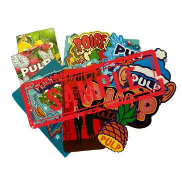 [ECHANTILLON] lot de stickers / Pulp