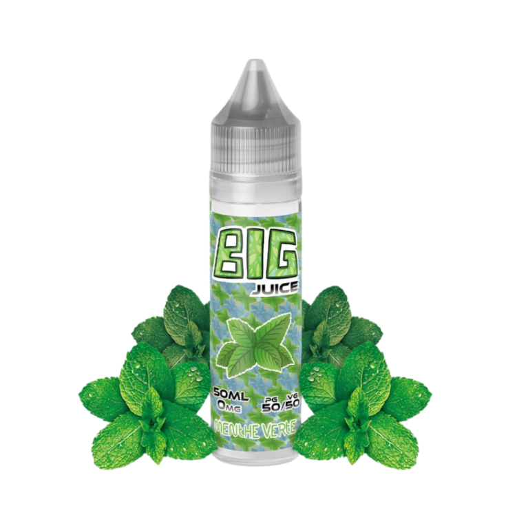 Eliquide Menthe verte 50 ml / Big juice