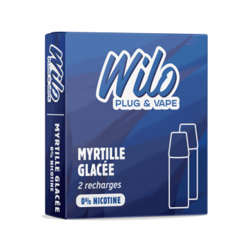 2x Recharges Myrtille Glacée / Wilo Vape