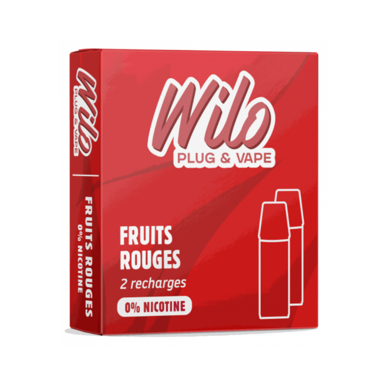 2x Recharges Fruits Rouges / Wilo Vape