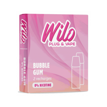 2x Recharges Bubble Gum / Wilo Vape