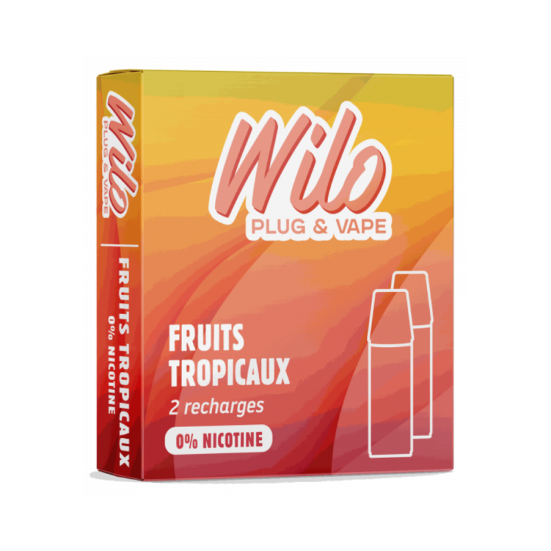 2x Recharges Fruits tropicaux / Wilo Vape