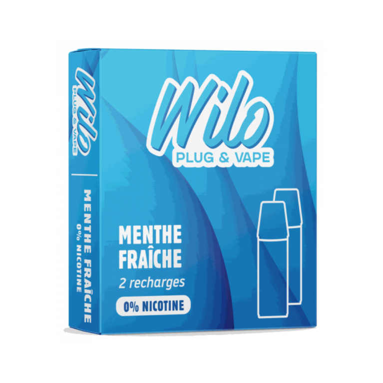 2x Recharges Menthe Fraîche / Wilo Vape