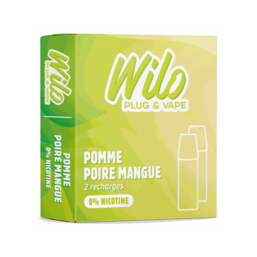 2x Recharges Pomme Poire Mangue / Wilo