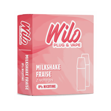 2x recharges Milkshake Fraise / Wilo