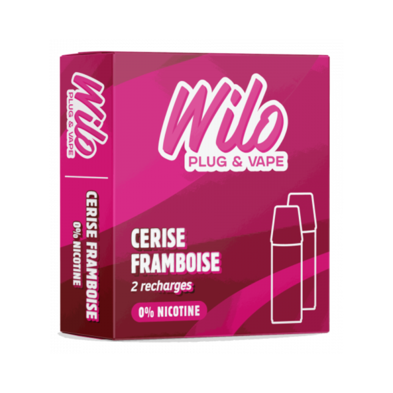 2x Recharges Cerise Framboise / Wilovape