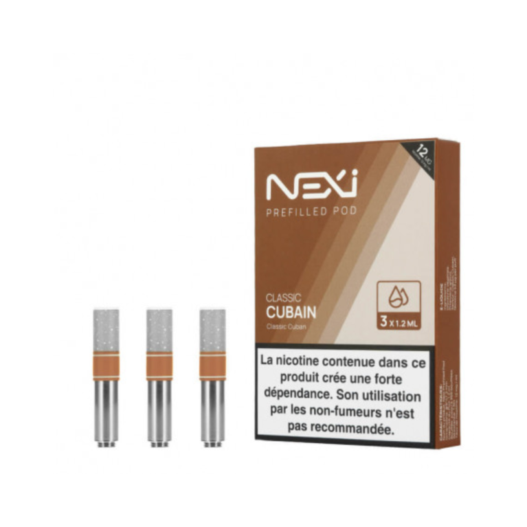 3x Cartouches pour Nexi One - Classic Cubain / Aspire