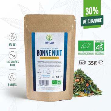 Infusion CBD Bonne Nuit 35 gr / Pop CBD