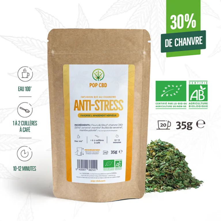 Infusion CBD Anti Stress 35gr / Pop CBD