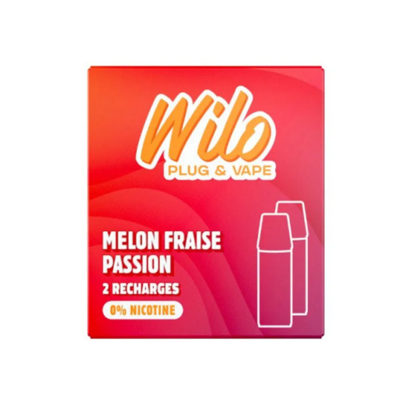 2x recharges Melon Fraise Passion / Wilo Vape