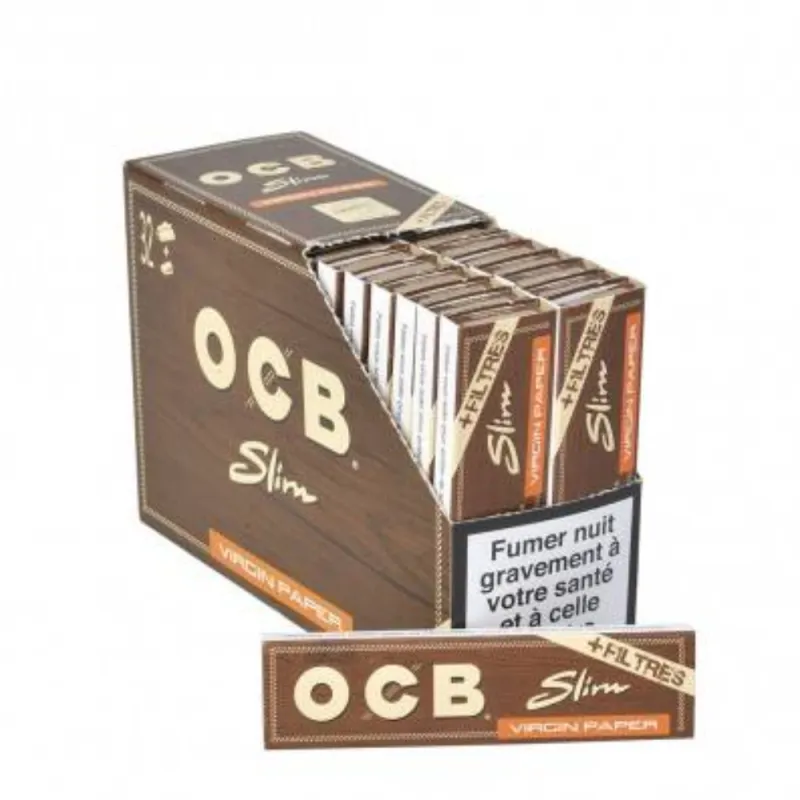 Feuilles OCB Virgin Slim + Tips / OCB