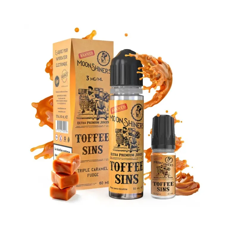 Eliquide Toffee Sins - Moon Shiners / Le French Liquide