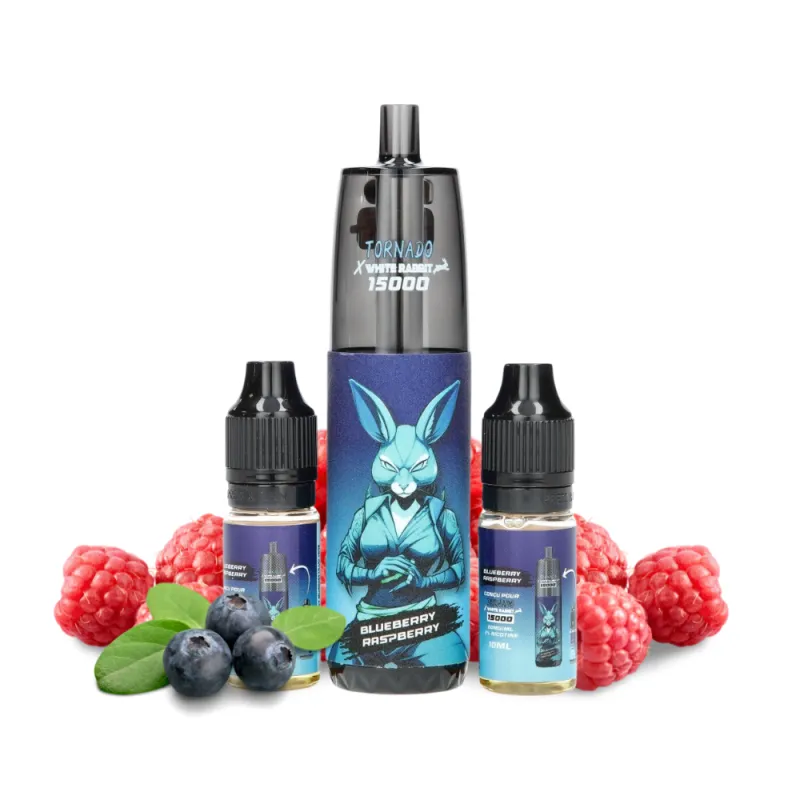 Puff Blueberry Raspberry / 15000 puffs / Tornado White Rabbit