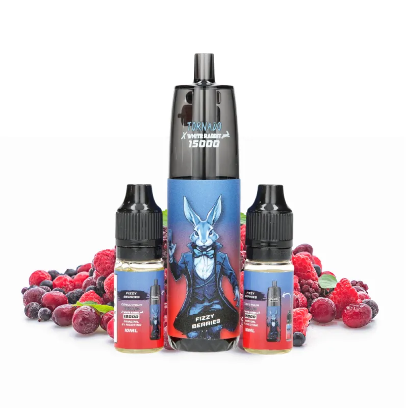 Puff Fizzy Berries / 15000 puffs / Tornado White Rabbit