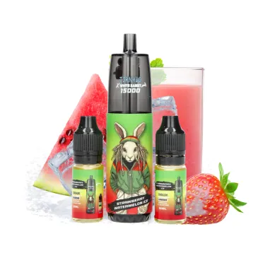 Puff Strawberry WaterMelon Ice / 15000 puffs / Tornado White Rabbit