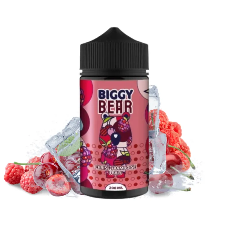 Eliquide Cerise Framboise Frais 200ml / Biggy Bear