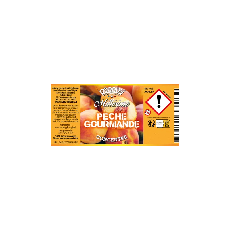 Concentré Pêche gourmande / Millésime