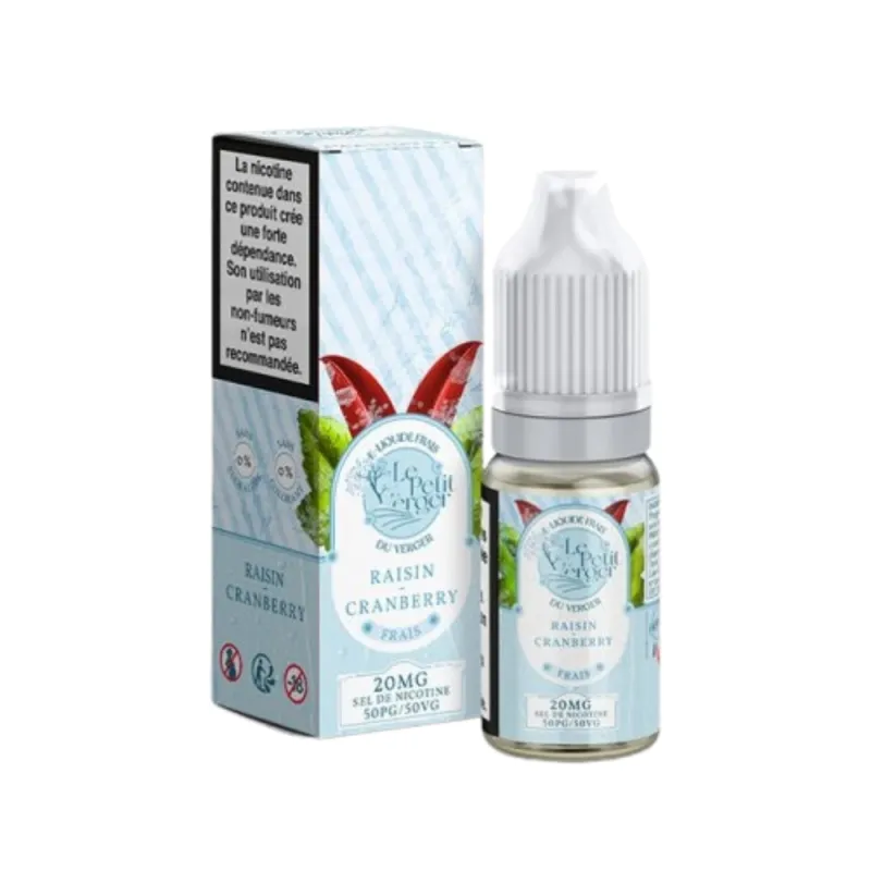 Eliquide Raisin Cranberry Nic Salt - Le Petit Verger / Savourea