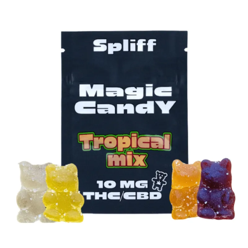 Gummies CBD & THC /10mg /Tropical Mix/ à l’unité/ SPLIFF