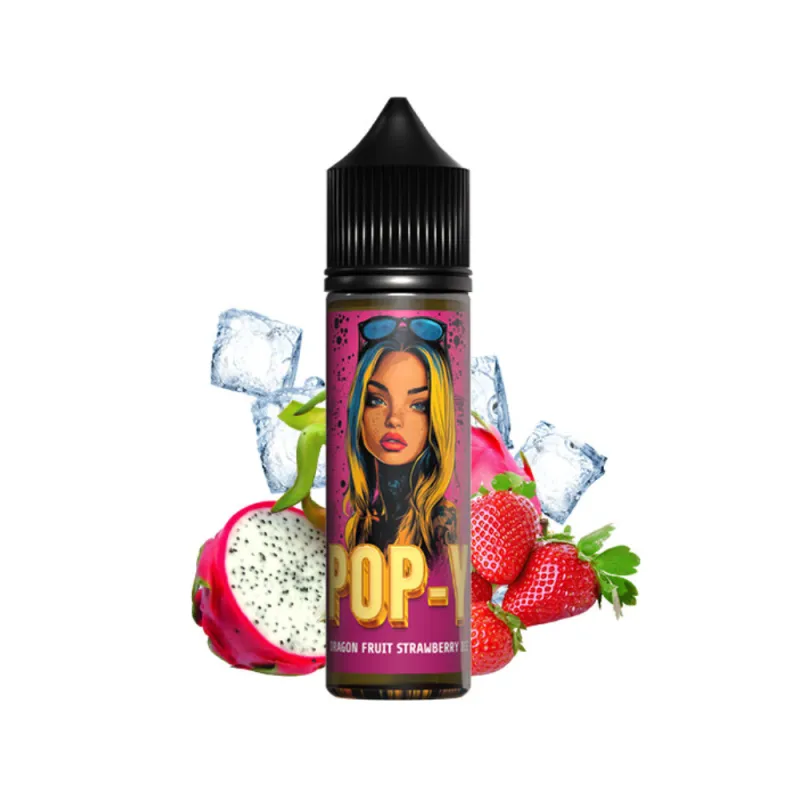 E-liquide POP-Y / 50 ml / Dragon Fruit Strawberry Ice